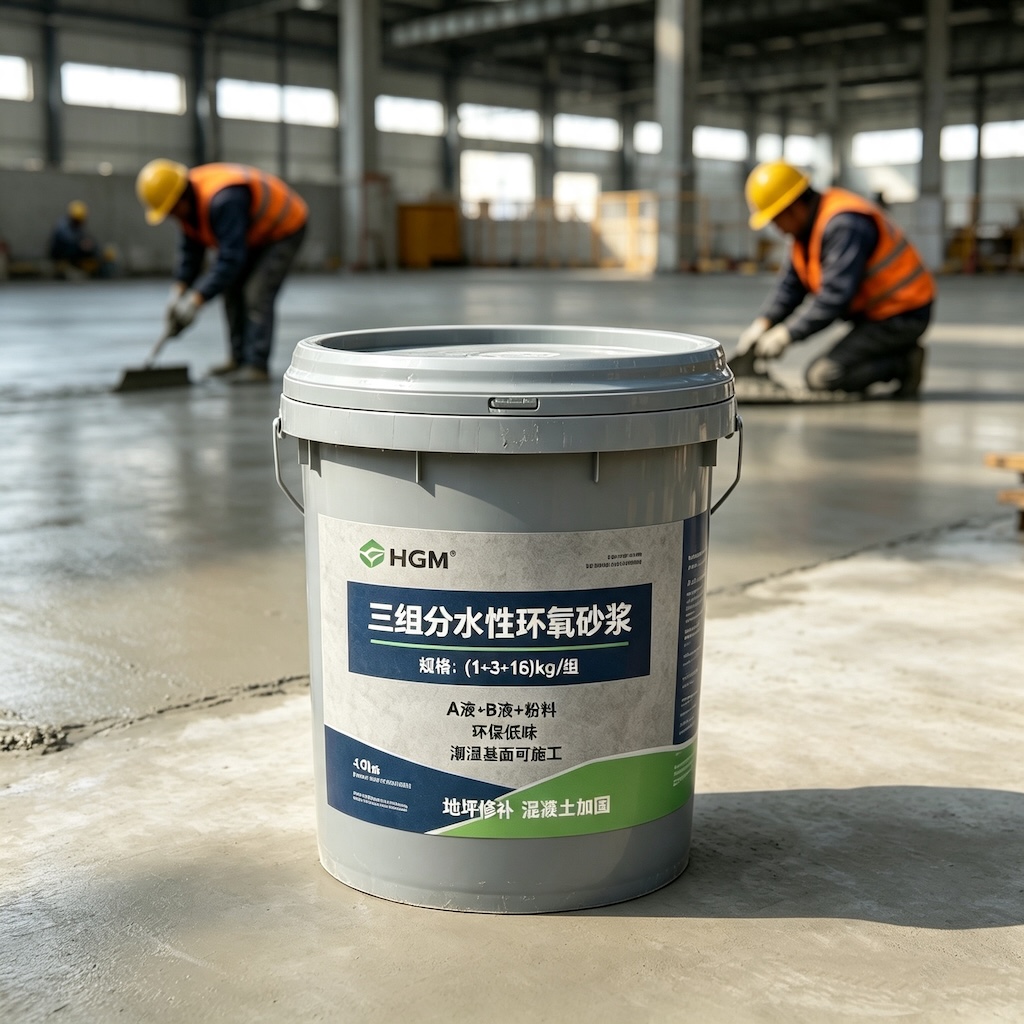 宁江三组份水性环氧砂浆